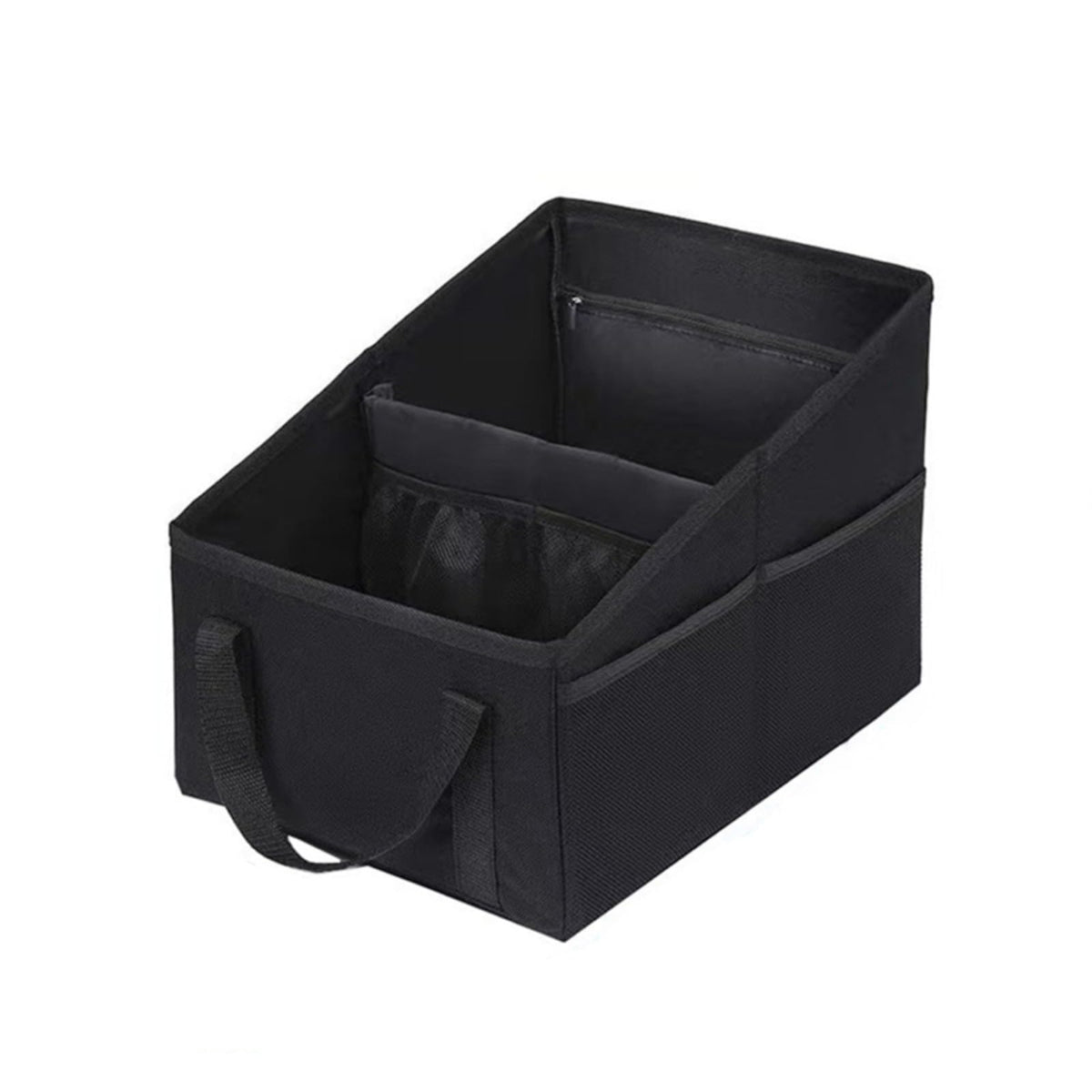 Car Organizer - Car Organizers and Storage, Collapsible Small Car Seat Storage Organizer for Console Front/Back, Automotive Backseat Organizer Passenger Seat Organizer