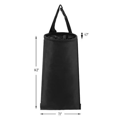 2 Pack Car Trash Bags Car Trash Can Washable Eco-Friendly Seat Back Hanging Car Trash Bag Car Garbage Bag for Car,Travelling,Outdoor