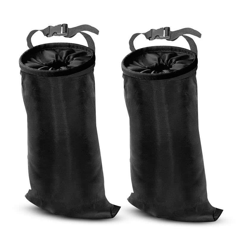 EcoNour 2 Pack Car Trash Bag | Washable Back Seat Hanging Bag