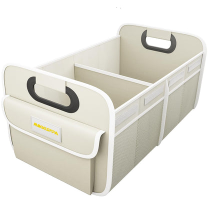 MIKKUPPA Car Trunk Organizer - 70L Foldable Car Storage for Grocery, Black