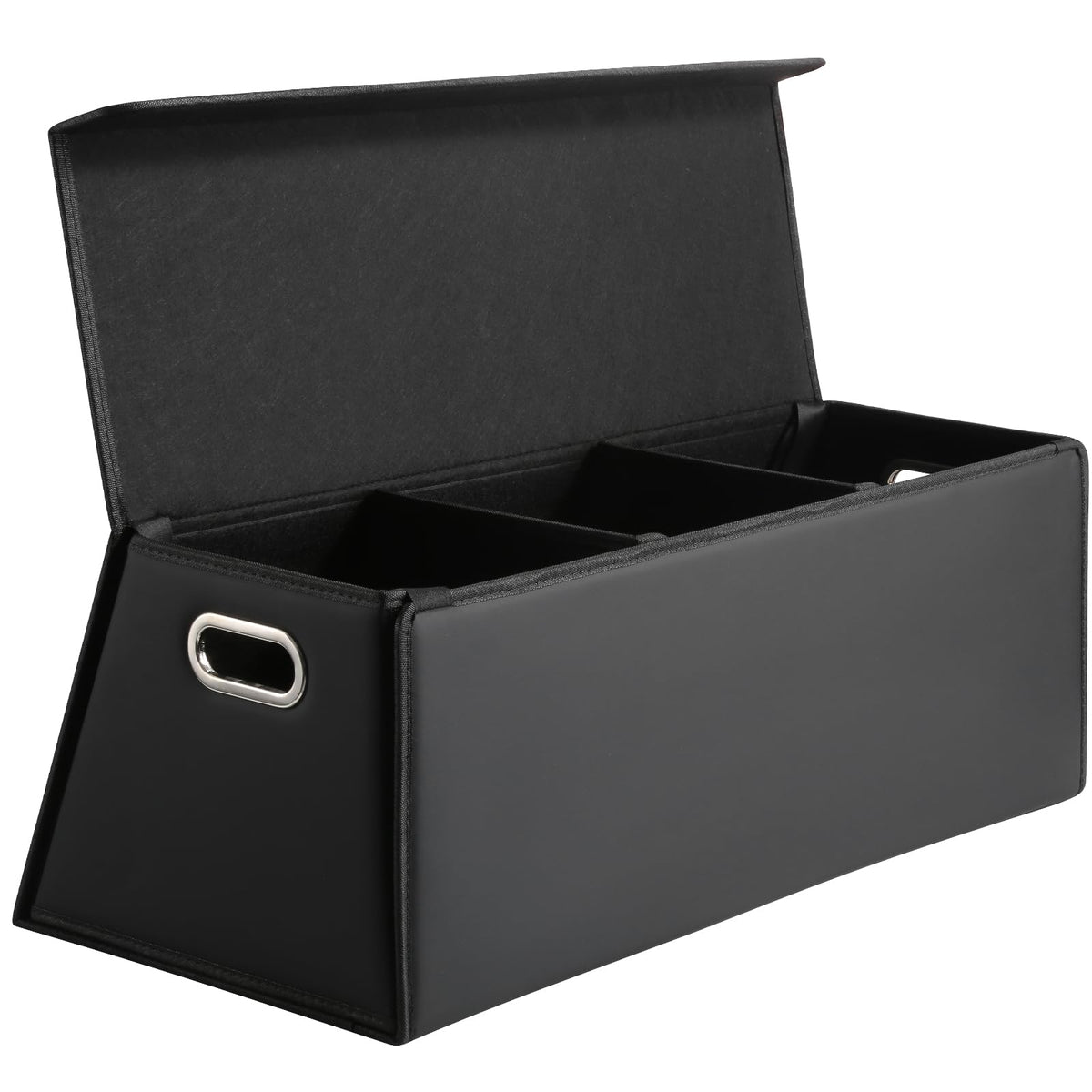 Fyzeoty Car Trunk Organizer for SUV and Sedan, Black, 16.5 inches