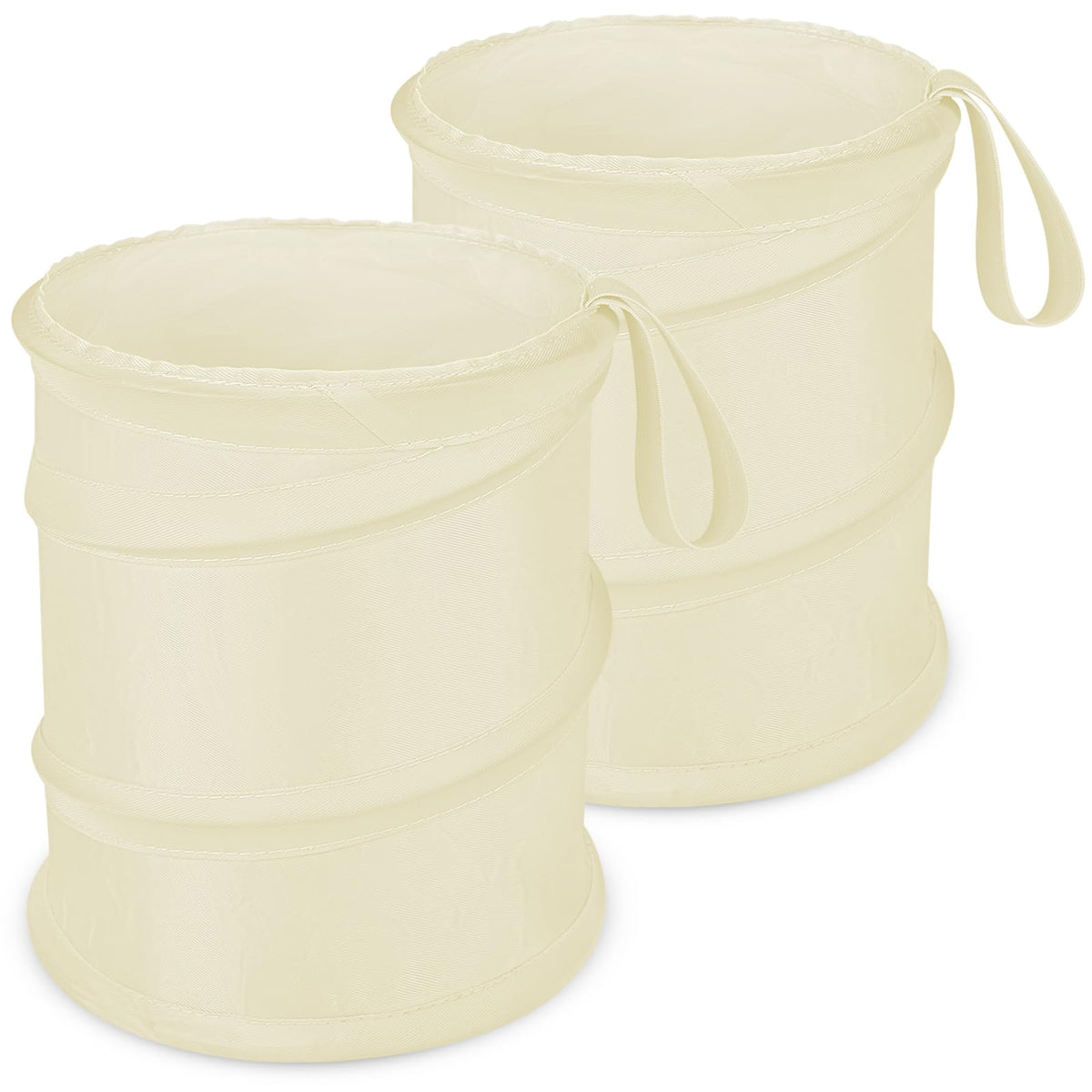 Car Trash Can, 2 Packs Mini Collapsible Pop-up Compact Garbage Can