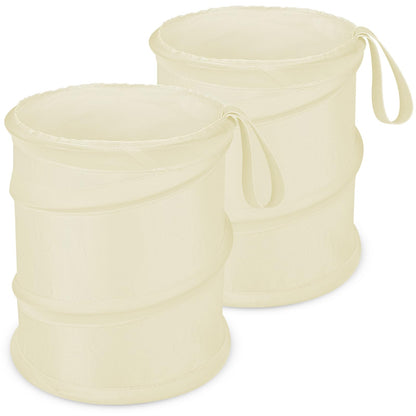Car Trash Can, 2 Packs Mini Collapsible Pop-up Compact Garbage Can