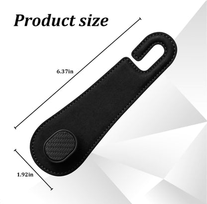 2PCS Car Headrest Hook, Strong Load-Bearing, Hidden Design, Black
