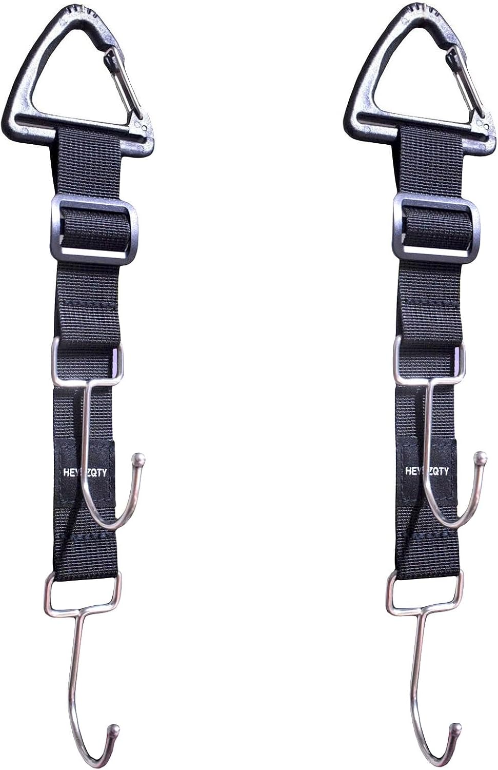 Car Purse Hook Double Hooks 2 Pack Stainless Steel Bag Hanger Holder for Car Headrest glovebox Hanging handbag Grocery Bags Backpack Coats Hats Front Seat Back Storage Hook Strap