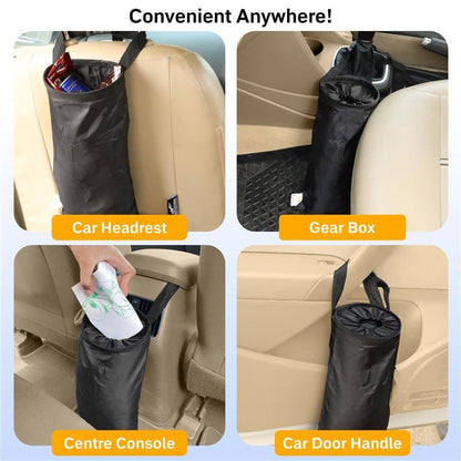 EcoNour 2 Pack Car Trash Bag | Washable Back Seat Hanging Bag