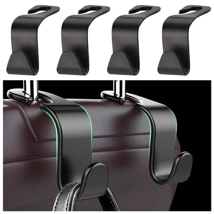 Utility Car Headrest Hidden Hook 33lb(Max) Car Hooks for Purses and Bags,Hat Holder for Truck Seat Hanger Storage Organizer for Coats,Umbrellas,Grocery Bags,Handbags Universal Car Accessories