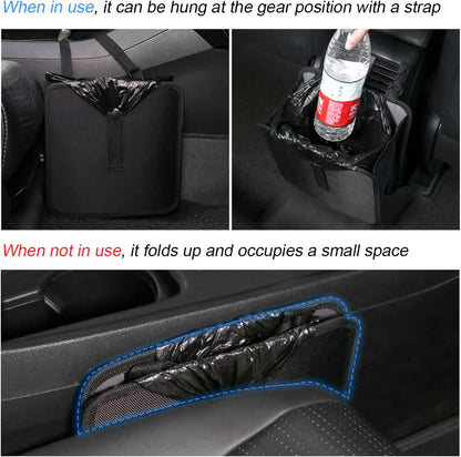 Fekey&JF Foldable Waterproof Car Trash Can, Large