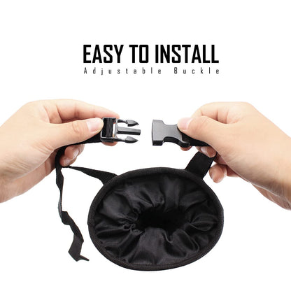 2 Pack Car Trash Bags Car Trash Can Washable Eco-Friendly Seat Back Hanging Car Trash Bag Car Garbage Bag for Car,Travelling,Outdoor