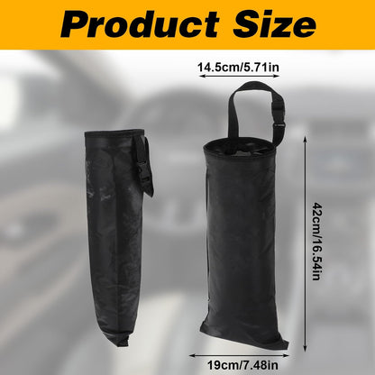 2Pcs Car Trash Bags Washable, Hanging Car Garbage Bag Tash Bags