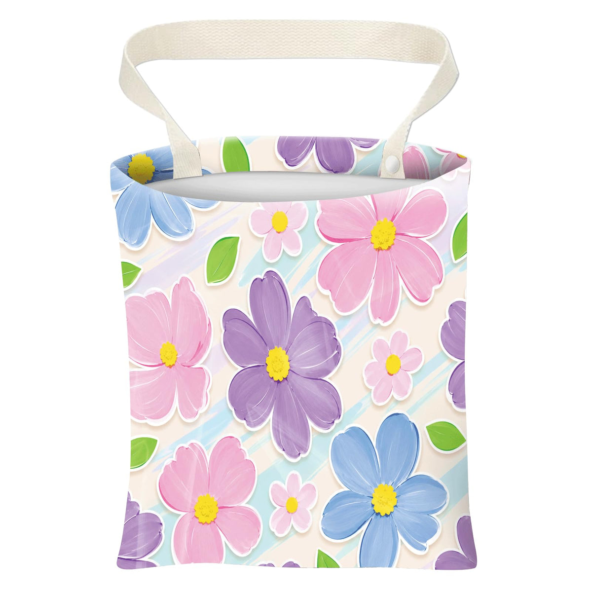 Car Trash Can, Cute Car Trash Bag, Hanging Car Organizer and Storage Bag, Trash Bin for Car Accessories, Vehicle, Travelling, Camping Cute Cherry Leopard Print