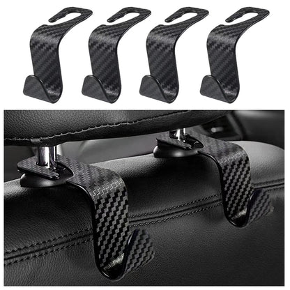 Utility Car Headrest Hidden Hook 33lb(Max) Car Hooks for Purses and Bags,Hat Holder for Truck Seat Hanger Storage Organizer for Coats,Umbrellas,Grocery Bags,Handbags Universal Car Accessories