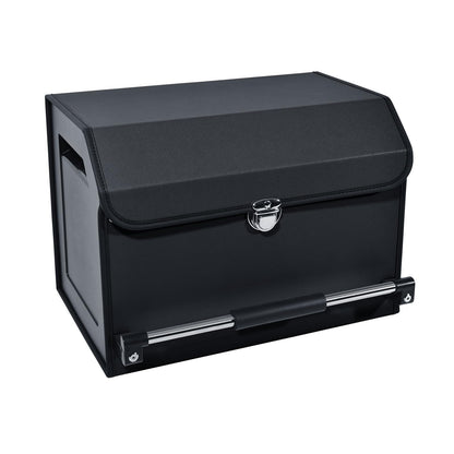 Car Trunk Organizer Leather Car Storage Organizer with Lid Car Organizer