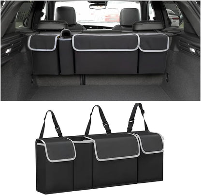 AUCELI Car Trunk Organizer, Hanging Backseat Storage Bag, Black