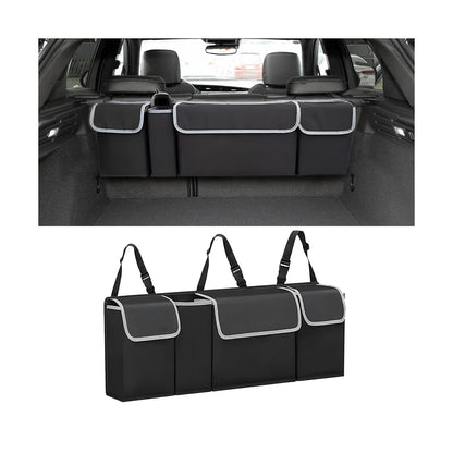AUCELI Car Trunk Organizer, Hanging Backseat Storage Bag, Black