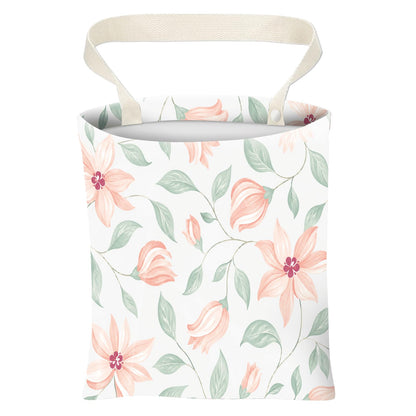 Car Trash Can, Cute Car Trash Bag, Hanging Car Organizer and Storage Bag, Trash Bin for Car Accessories, Vehicle, Travelling, Camping Cute Cherry Leopard Print