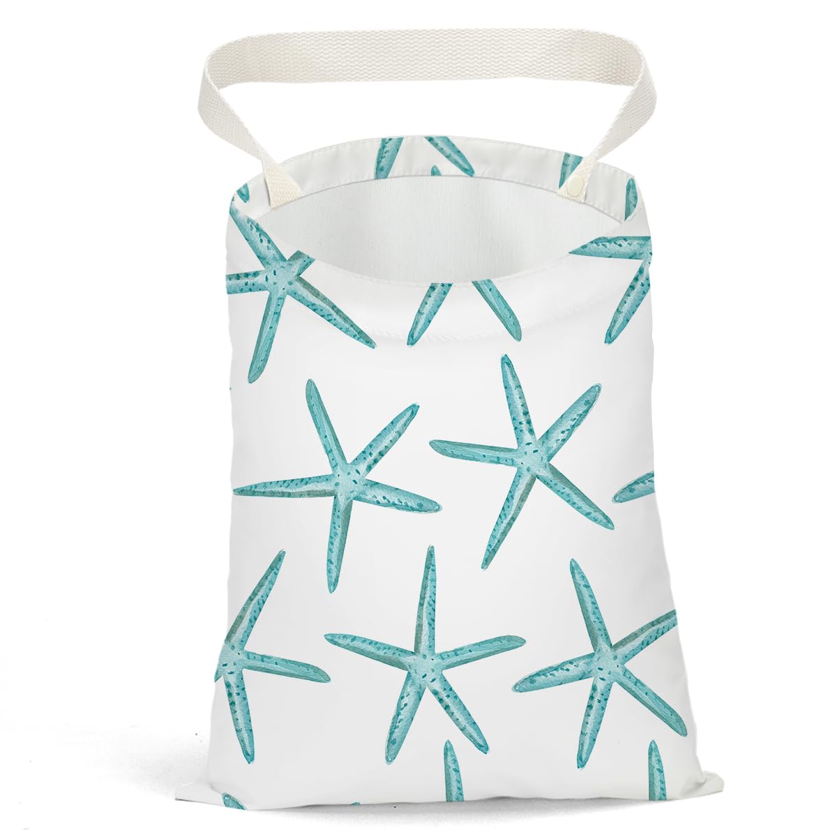 Flower Car Trash Bag Car Garbage Bag Hanging Cars Trash Can, Spring Decor Waterproof Cars Back Seat Organizer for Vehicle Travelling Camping