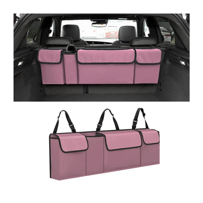 AUCELI Car Trunk Organizer, Hanging Backseat Storage Bag, Black