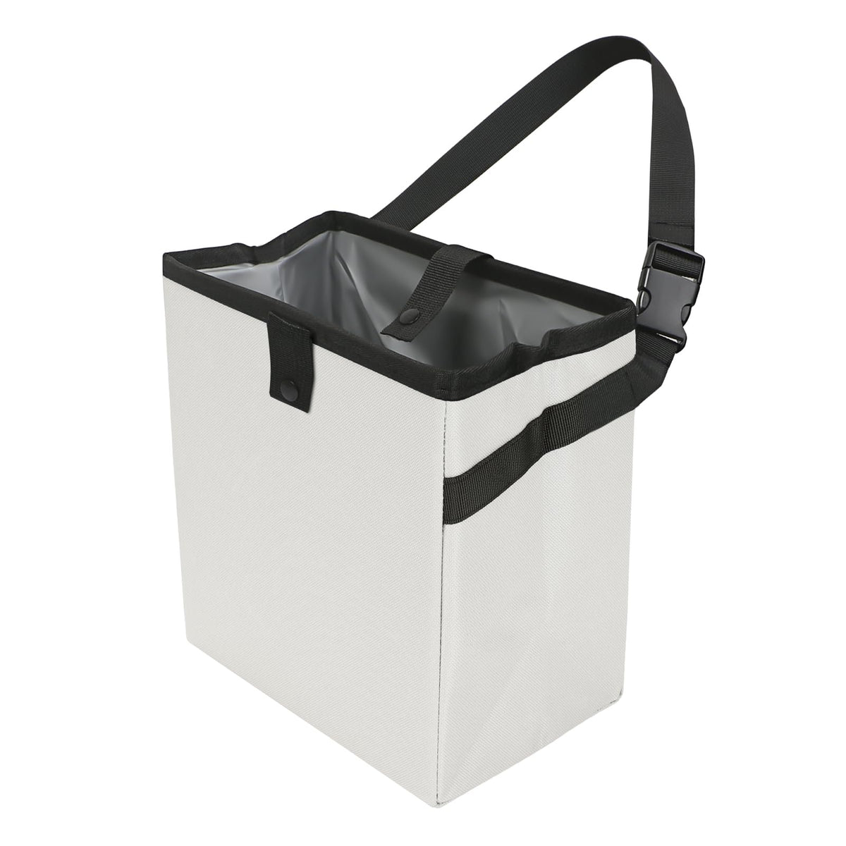 Homelove Car Trash Can, Leak-Proof Waterproof Trash Bin Collapsible Portable Auto Garbage Bag Large Capacity Trashcan Storage Bag Multipurpose Car Organizer Hanging (Black)