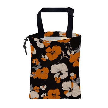 Adventure Awaits Car Garbage Bag Mountain and Bird Hanging Canvas Car Trash Bag Drawstring Car Back Seat Organizer for Car Back Front Seat Console with Adjustable Buckle
