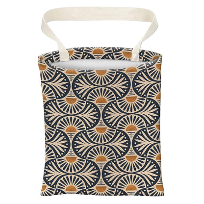 Car Trash Can, Cute Car Trash Bag, Hanging Car Organizer and Storage Bag, Trash Bin for Car Accessories, Vehicle, Travelling, Camping Black White Stripes