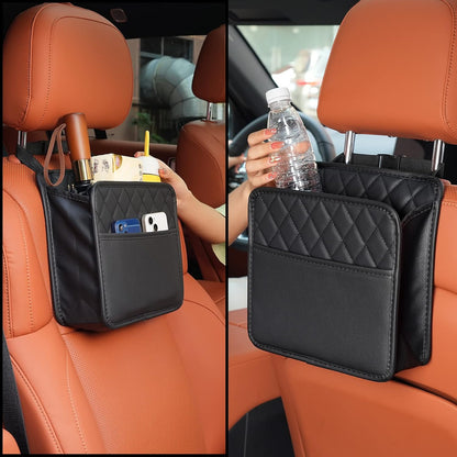FrgKbTm Car Seat Back Hanging Bag Car Document Holder Multi-Pocket Bottle Bag Storage Box Organizer Travel Tidy Pouch Pocket Kids