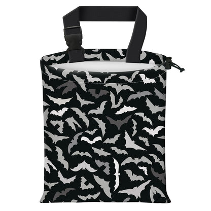 Car Trash Bag Large Hanging Can for Back of Seat, Cute Waterproof Car Garbage Bag for Vehicle, Travelling, Outdoor Cute Pink Bow