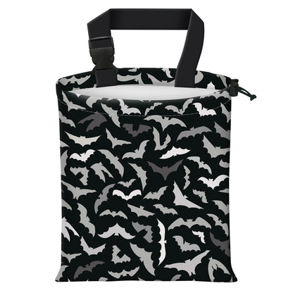 Car Trash Bag Large Hanging Can for Back of Seat, Cute Waterproof Car Garbage Bag for Vehicle, Travelling, Outdoor Cute Pink Bow