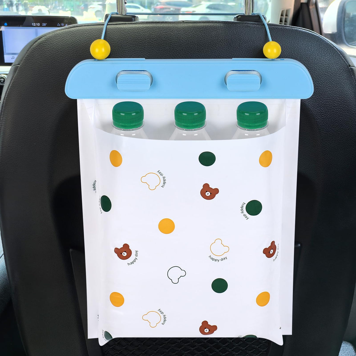 Accmor Disposable Car Trash Bag, 20 Pcs Car Garbage Bag Hanging Vehicle Trash Can Auto Rubbish Pouch Dustbin Bags Garbage Container Car Accessories, Leakproof, Smellproof, Portable for Women & Adults