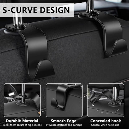 DTDNZKN 8-Pack Car Seat Back Storage Hook