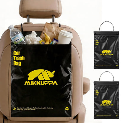 MIKKUPPA Disposable Car Trash Bags - 50 Count Hanging Trash Bag