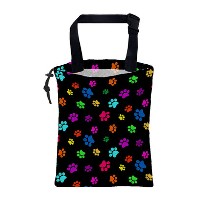 Car Garbage Bag Mountain Lake and Sunrise Drawstring Car Trash Bag Hanging for Back Seat with Adjustable Buckle Canvas Vehicle Trash Can Easy-to-Install