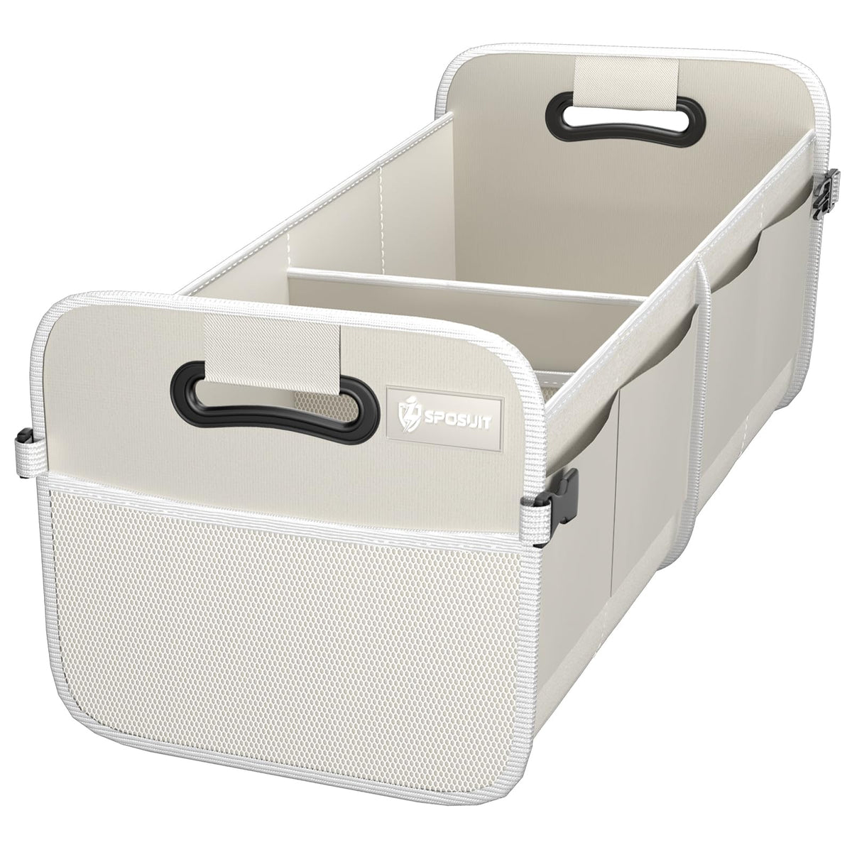 Sposuit Trunk Organizer for Car - 70L Collapsible Sturdy Car Storage, Black