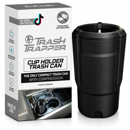Trash Trapper Car Trash Can Cup Holder | Trash Can for Car | Up to 10x More