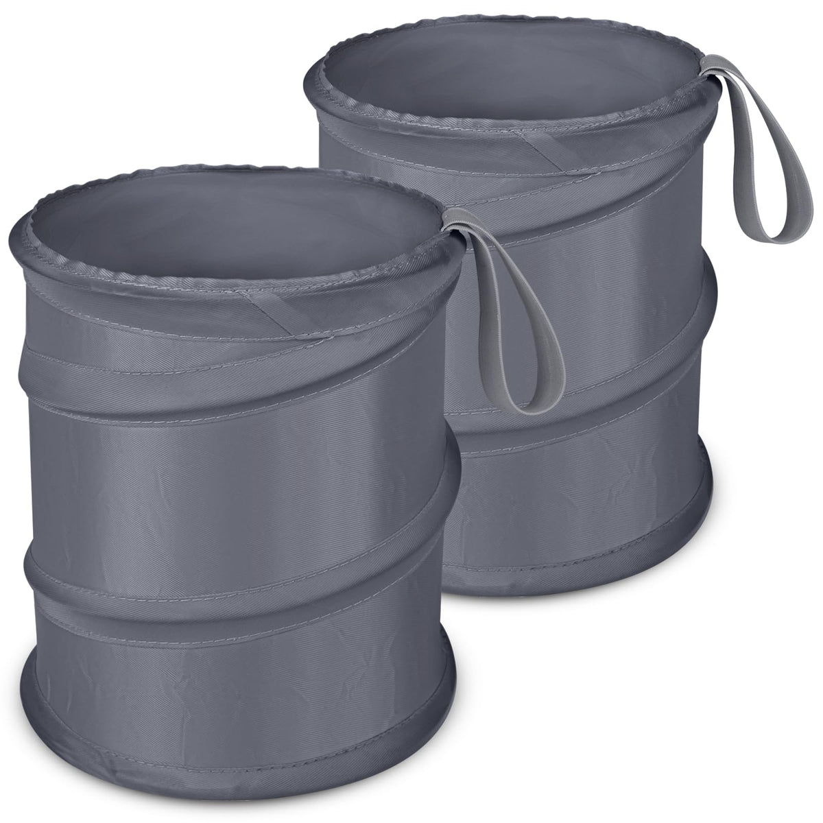 Car Trash Can, 2 Packs Mini Collapsible Pop-up Compact Garbage Can