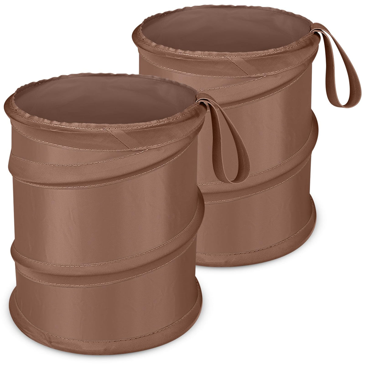 Car Trash Can, 2 Packs Mini Collapsible Pop-up Compact Garbage Can