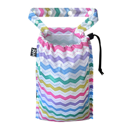 Cute Hanging Car Trash Garbage Bag 100% Leakproof Waterproof Multipurpose for Car Back Front Seat Console with Hanging Strap (Cute Cats)