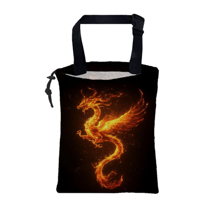 Car Garbage Bag Palm Tree Sunset at a Beach Hanging Canvas Car Trash Bag Drawstring Car Back Seat Organizer for Car Back Front Seat Console with Adjustable Buckle