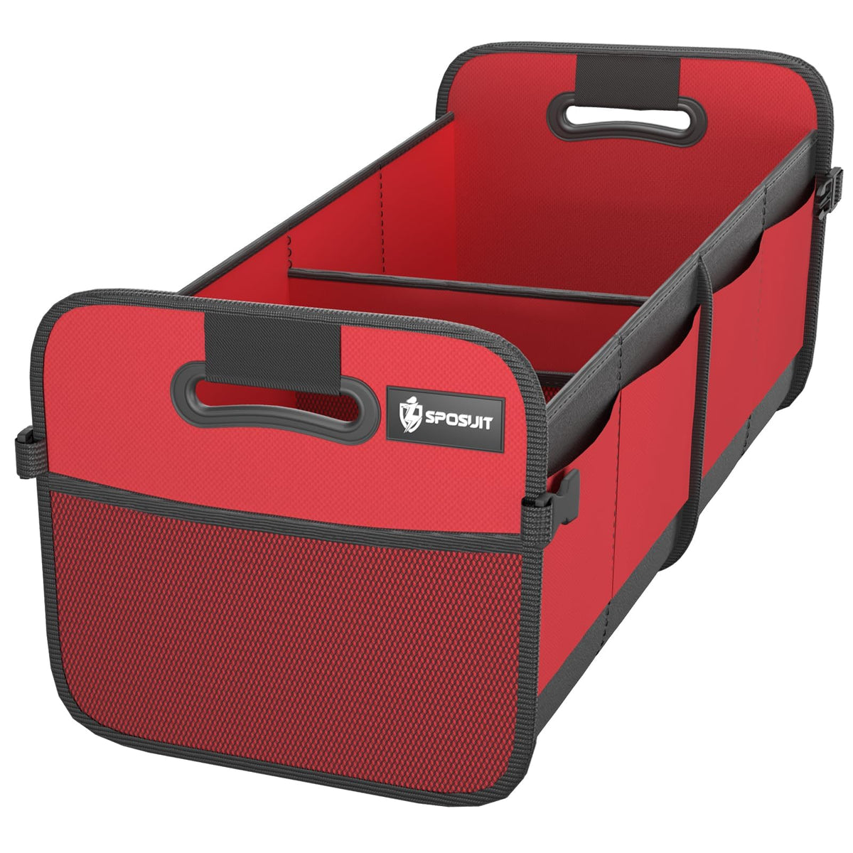 Sposuit Trunk Organizer for Car - 70L Collapsible Sturdy Car Storage, Black