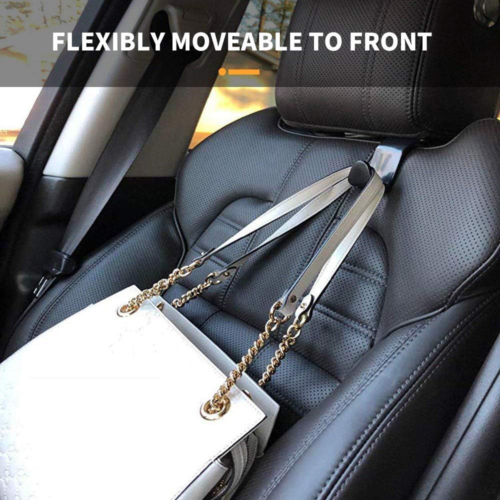 4 Pack Car Seat Headrest Hook Vehicle Backpack Hooks Hanger