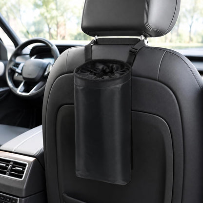 2PCS Washable Detachable Car Garbage Bag Hanging Cars Accessories