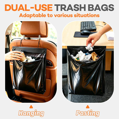 200 Pcs Hanging Car Trash Bags, Disposable Leak-proof Garbage Can for Car