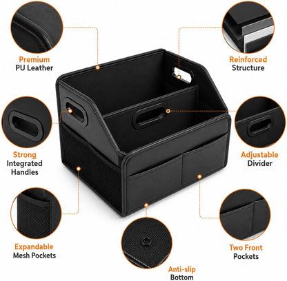 Car Storage Organizer, Reinforced Dividable Car Backseat Organizers
