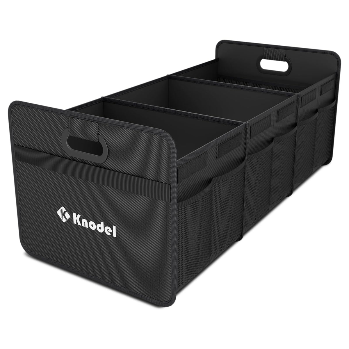 K KNODEL Foldable Trunk Storage Organizer for Car and Suv (Medium, Black)