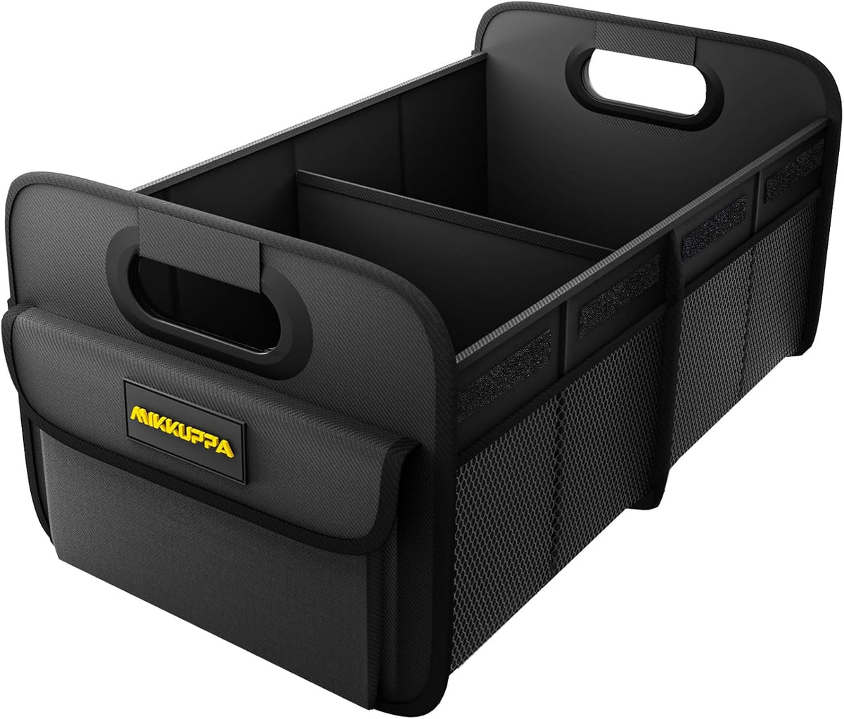 MIKKUPPA Car Trunk Organizer - 70L Foldable Car Storage for Grocery, Black