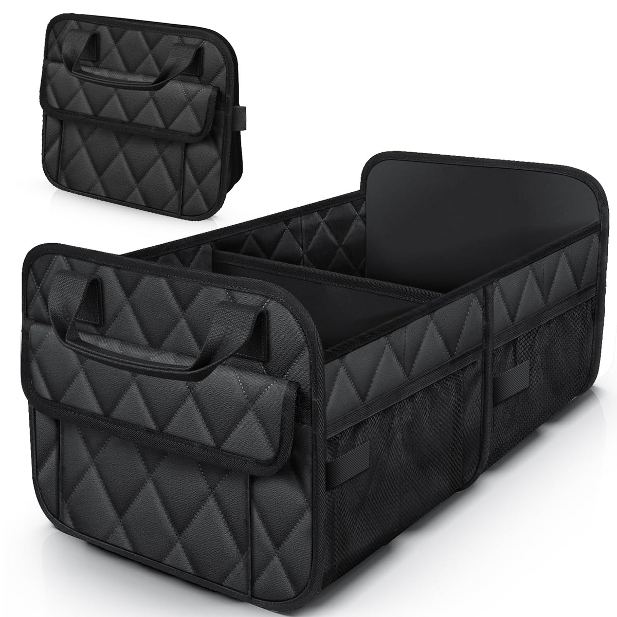 HOTOR Trunk Organizer for SUV – Foldable Car Organizers and Storage