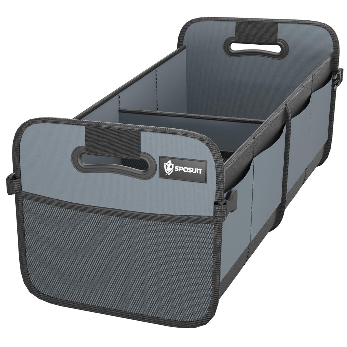 Sposuit Trunk Organizer for Car - 70L Collapsible Sturdy Car Storage, Black