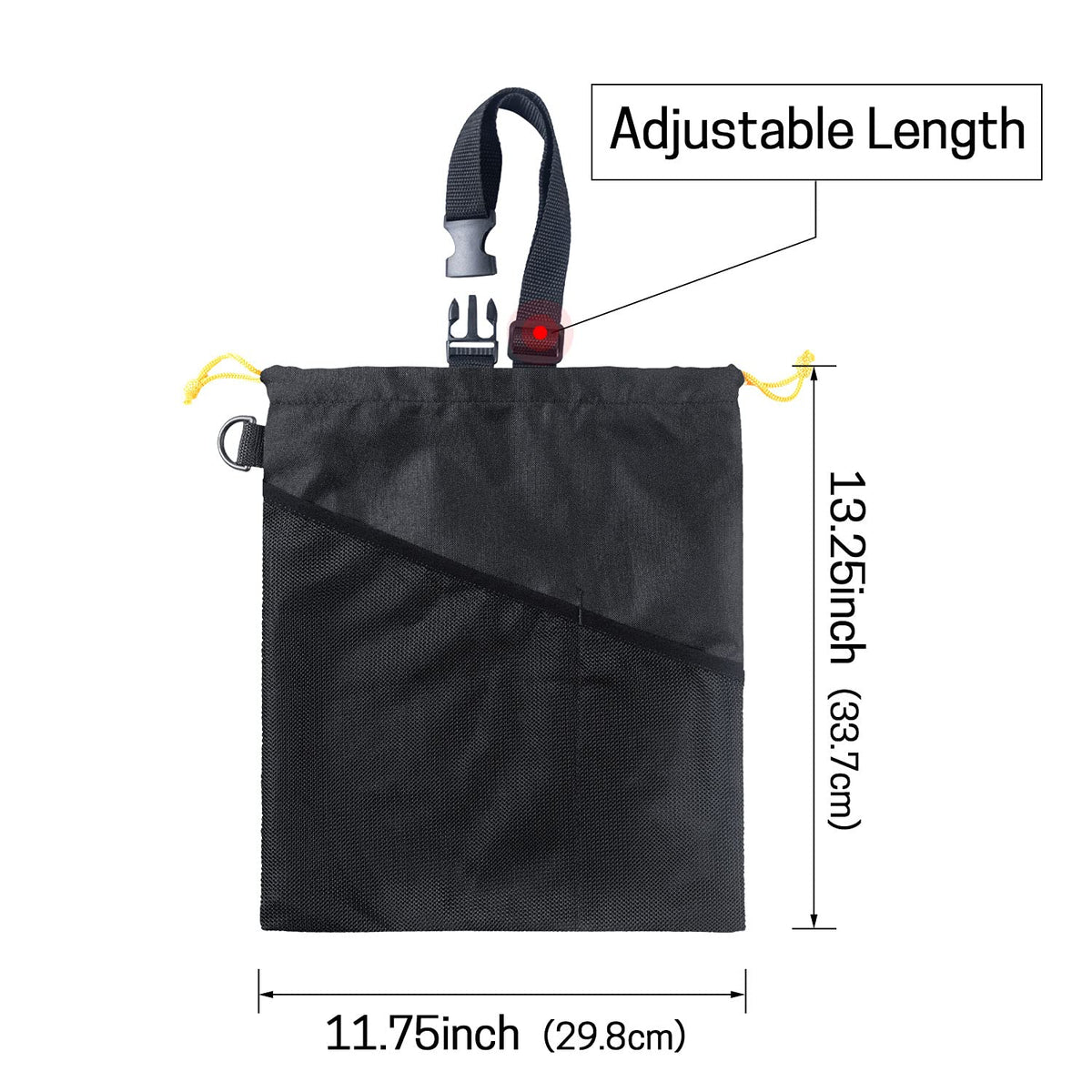 GNEGNI 2PCS Hanging Car Garbage Can - Waterproof Leakproof Trash Bag