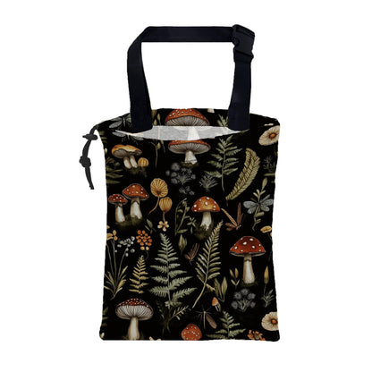 Car Garbage Bag Palm Tree Sunset at a Beach Hanging Canvas Car Trash Bag Drawstring Car Back Seat Organizer for Car Back Front Seat Console with Adjustable Buckle