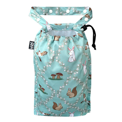 Cute Hanging Car Trash Garbage Bag 100% Leakproof Waterproof Multipurpose for Car Back Front Seat Console with Hanging Strap (Cute Cats)